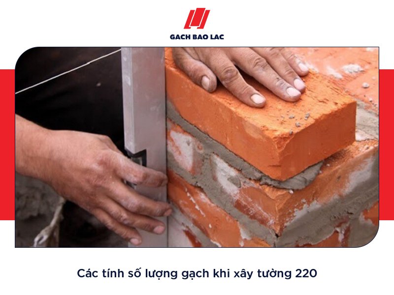 1m2 tường 220 cần bao nhiêu viên gạch và cách tính định mức