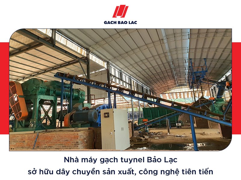 Nhà máy gạch Bảo Lạc ứng dụng công nghệ tiên tiến trong quy trình sản xuất gạch tuynel