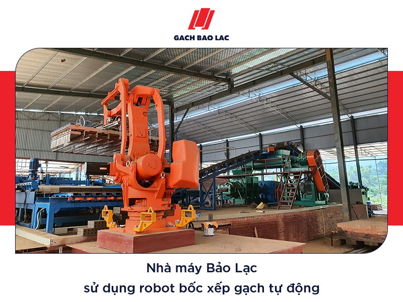 Nhà máy gạch Bảo Lạc ứng dụng công nghệ tiên tiến trong quy trình sản xuất gạch tuynel