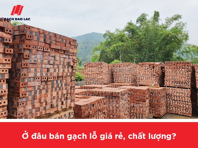 Gạch lỗ là gì? Vì sao gạch xây nhà thường là gạch lỗ?