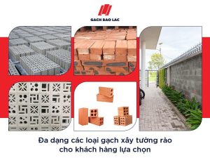 Gạch xây tường rào