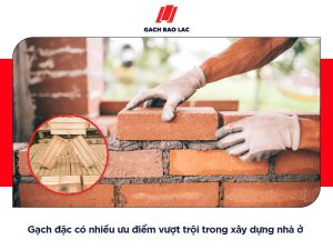 Những vị trí nên chọn gạch đặc khi xây nhà