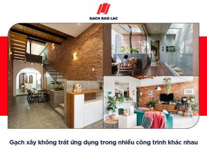 Gạch xây không trát giá rẻ