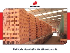 giá gạch xây 4 lỗ